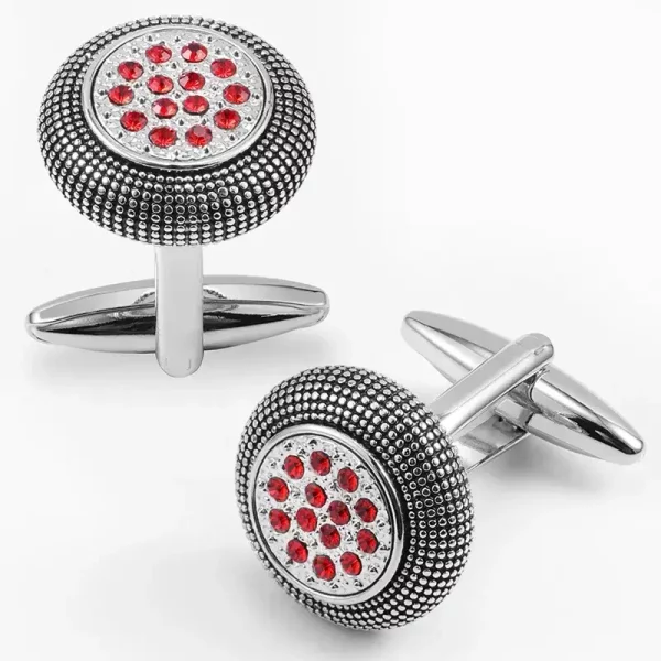 High Quality Unique Cufflinks Stainless Steel Micro Insert Zircon Design Cufflinks for Men Shirt