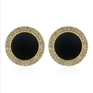 18K Gold Plated Lightweight Circle Earrings