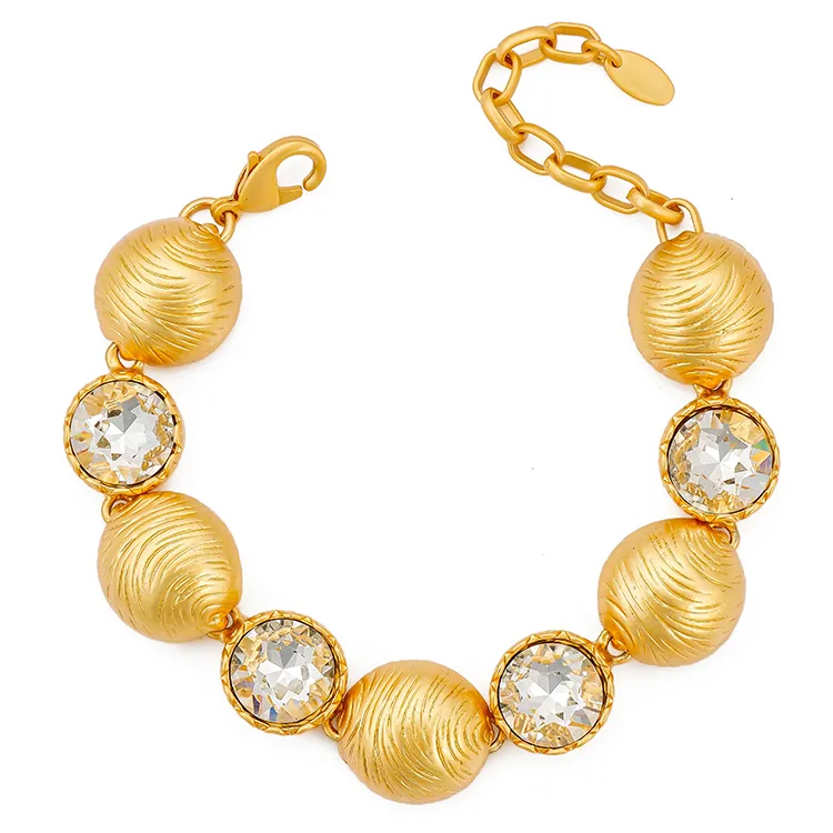 Retro Palace Style Round String of Beads Bracelets
