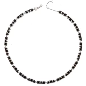 custom Silver-Tone-Strass-Crystal-Necklace