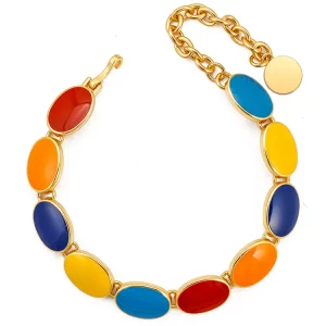 Vintage Colorfull Link Bracelets