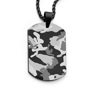 Stainless Steel Personalized PatternPendant Necklaces