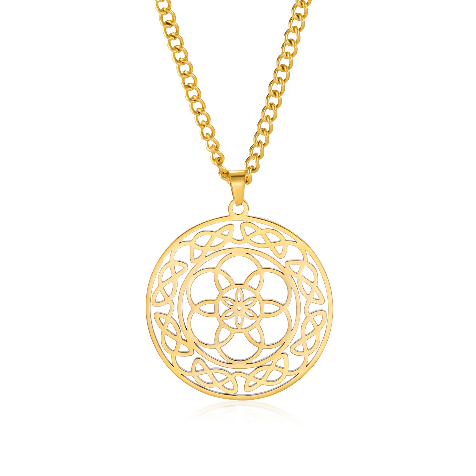 Custom Birth Flower Necklace 14