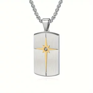 Men's  Necklace Stainless Steel Pendant Necklace Jewelry