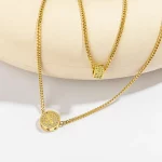 Personalized Classic Double Chain Name Necklace