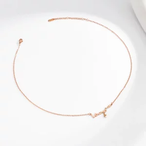 Custom Name Necklace Stainless Steel Chain Nameplate Pendants