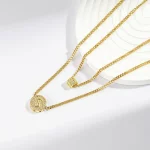 Personalized Classic Double Chain Name Necklace