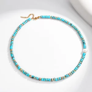 Handmade Women's Exquisite Turquoise Necklace