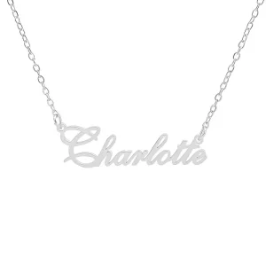 Name Necklaces Charlotte - Personalized Stainless Steel Name Necklace