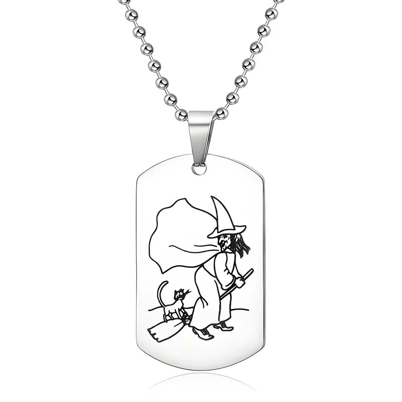 Stainless Steel Dog Tag Necklace 16