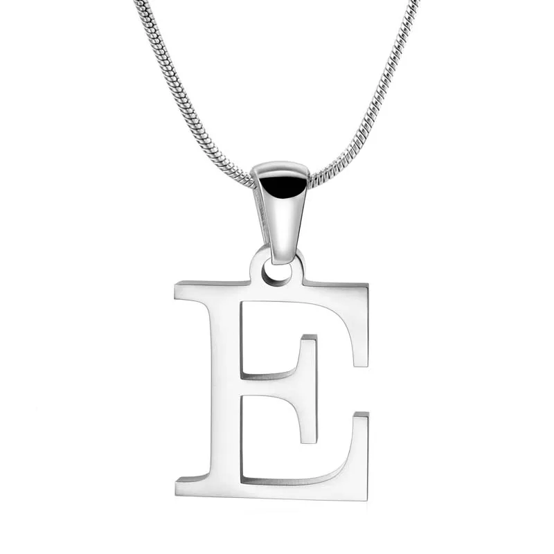 Letter E necklace