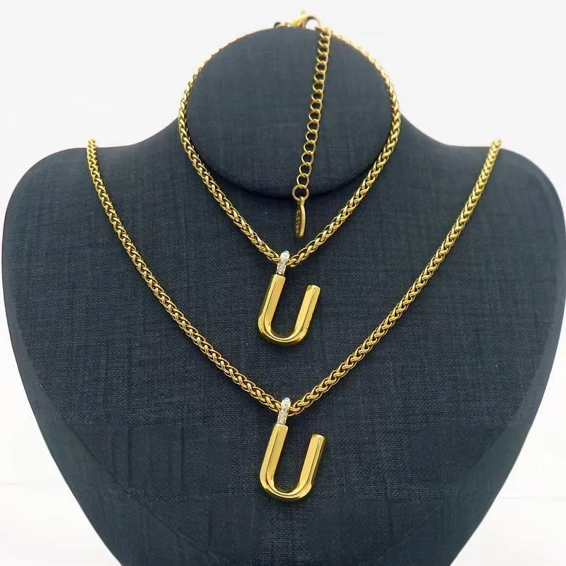 Stainless Steel Initial Necklace 5