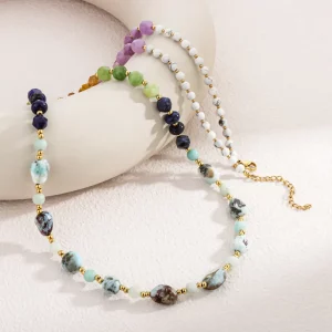 Custom DIY Bead Necklace Stringing Chain