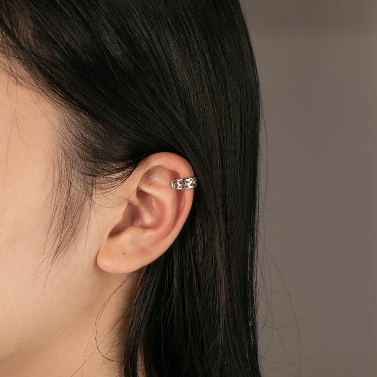 Haosen No Fading Customized 304 Stainless Steel Intricate Ear Cuff Custom Jewelry Manufacturing