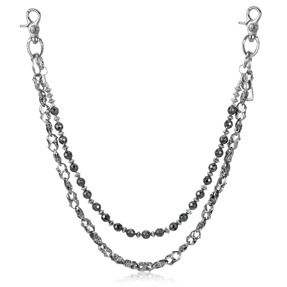 black bead jean chain1