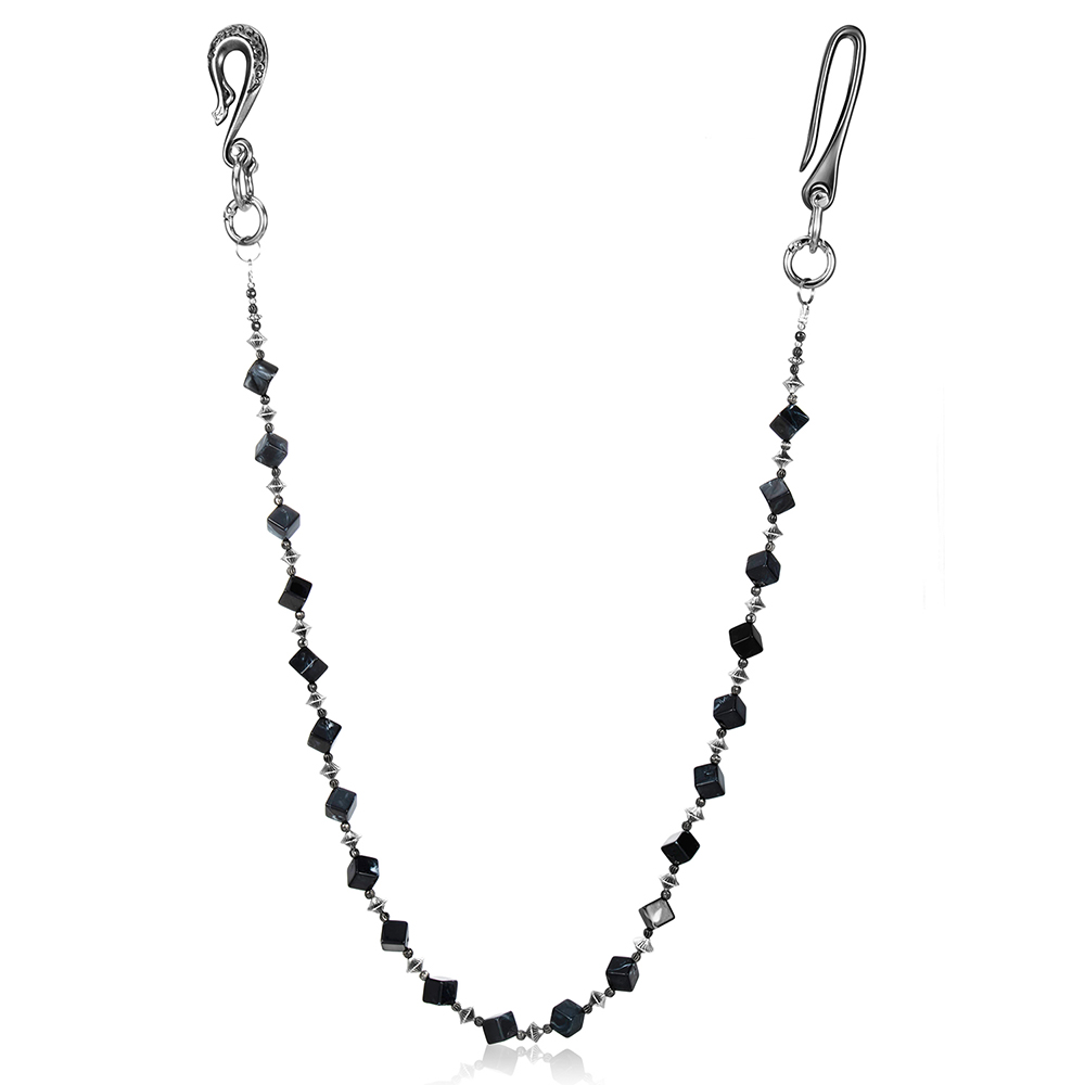 black bead jean chain1