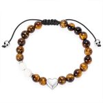 Bulk Order OEM ODM Woven Adjustable Heart Beaded Bracelet for Women Men