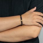 Personalized Custom OEM ODM Tiger Eye Stone Gold decoration Bead Bracelet for Men