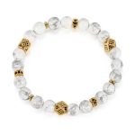 Personalized Custom OEM ODM Tiger Eye Stone Gold decoration Bead Bracelet for Men