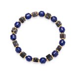 Customizable Boho Natural Stone Stretch Beaded Bracelet for Women