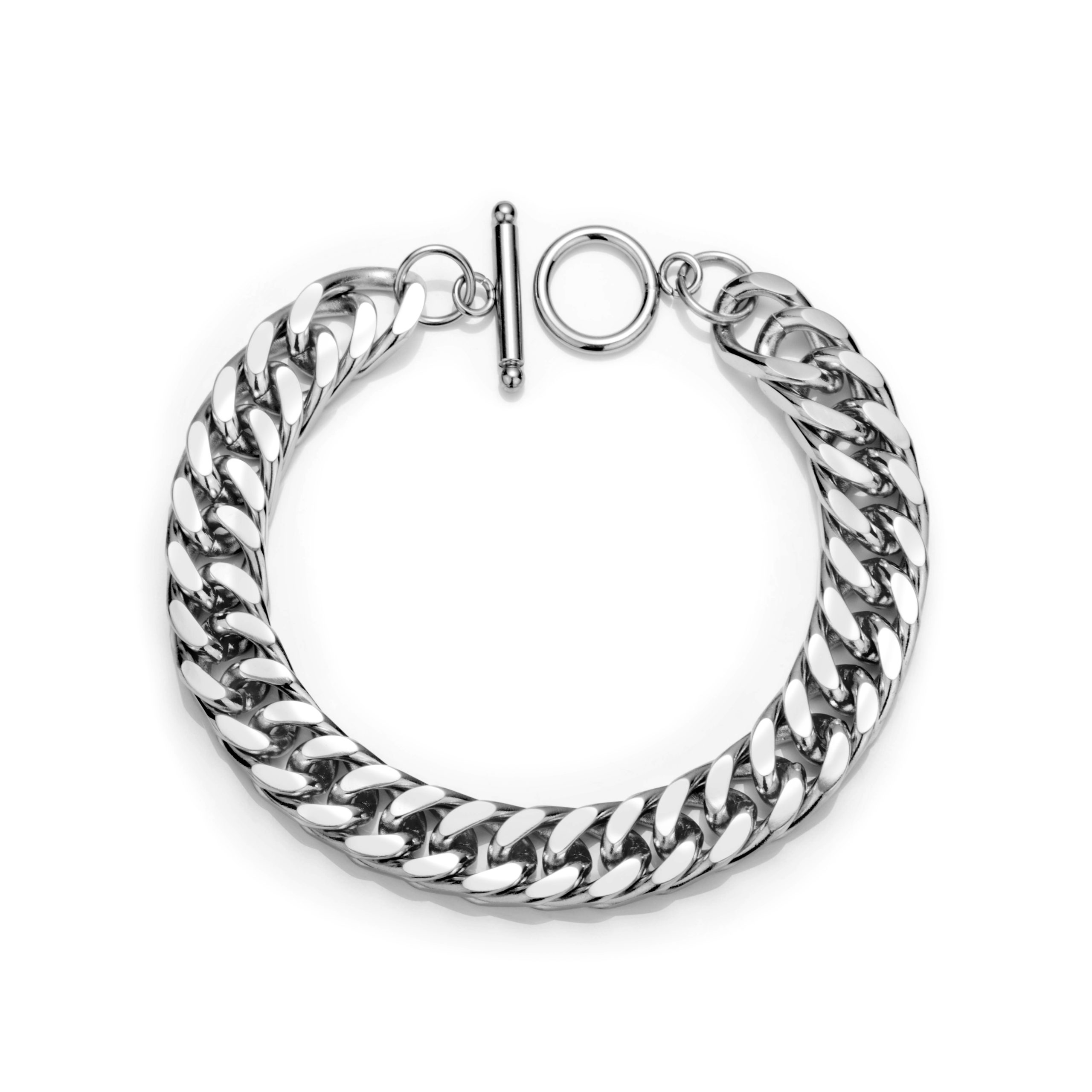 Bespoke Manufacturer Chunky Statement Stainless Steel Cuban Link Bracelet for Men - Image 5