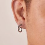 Custom Order Ocean Style Stainless Steel Octopus Tentacle Earrings for Men