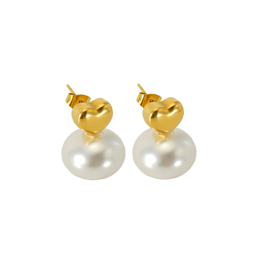 stainless steel pearl earrings1
