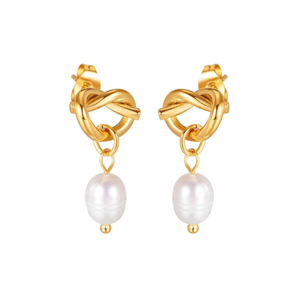 stainless steel pearl earrings1