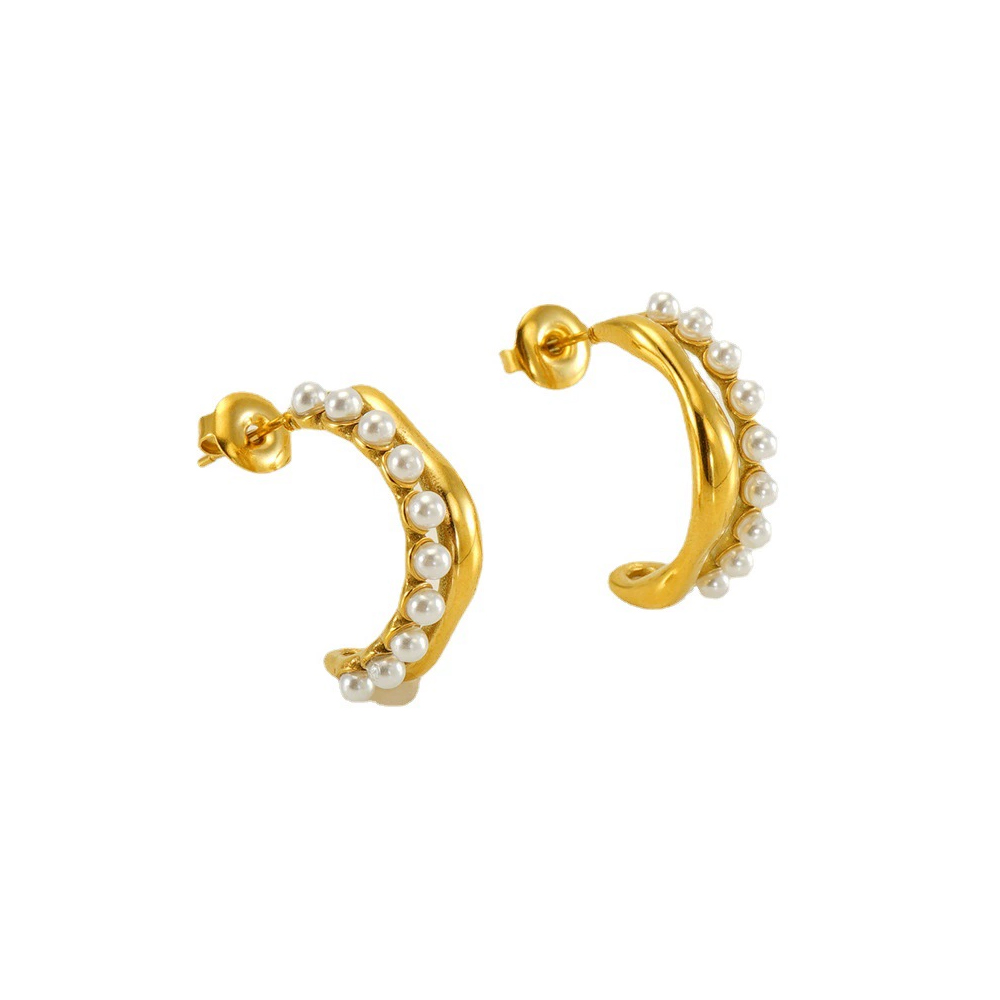 stainless steel pearl earrings10