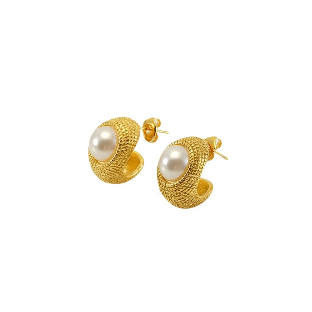 stainless steel pearl earrings15