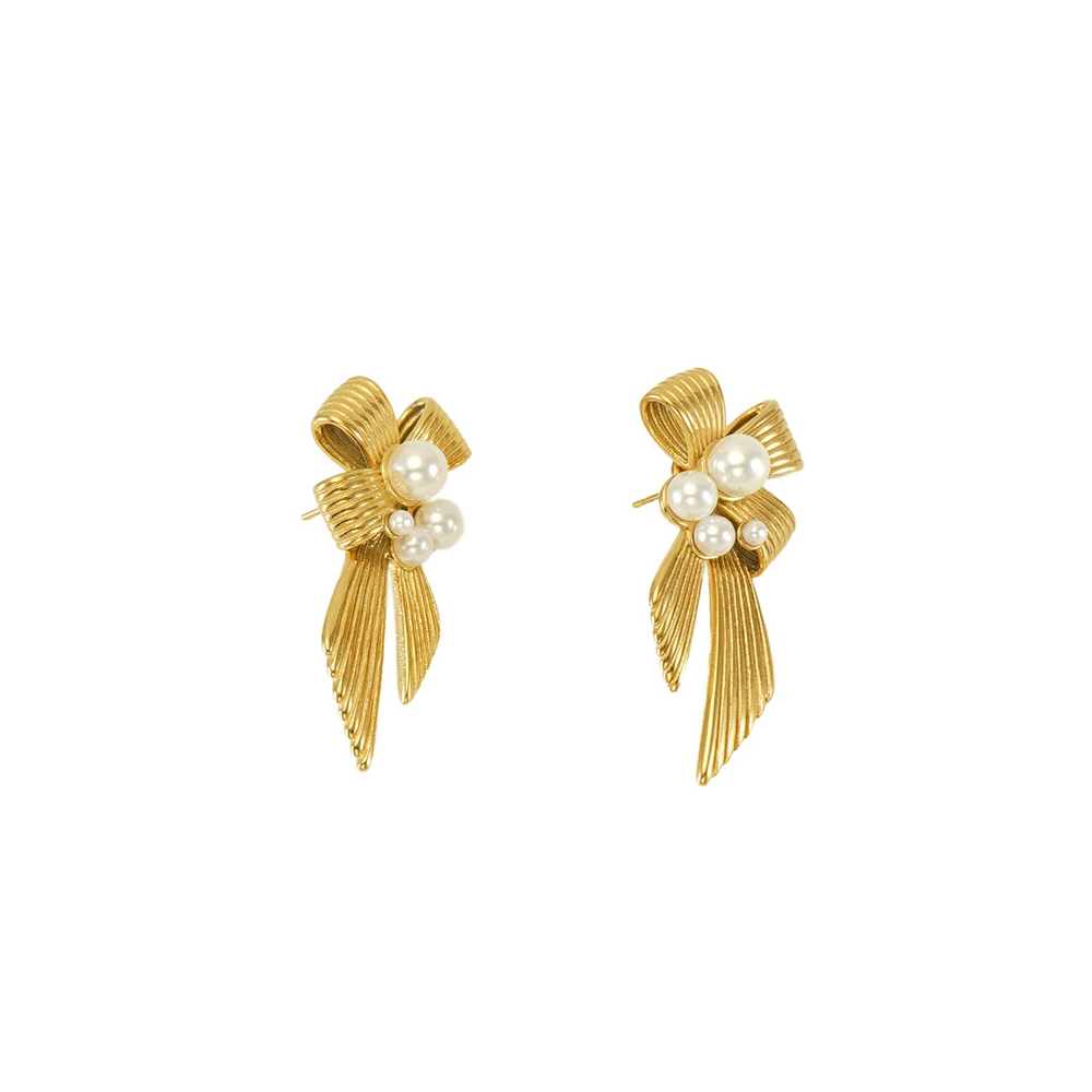 stainless steel pearl earrings17