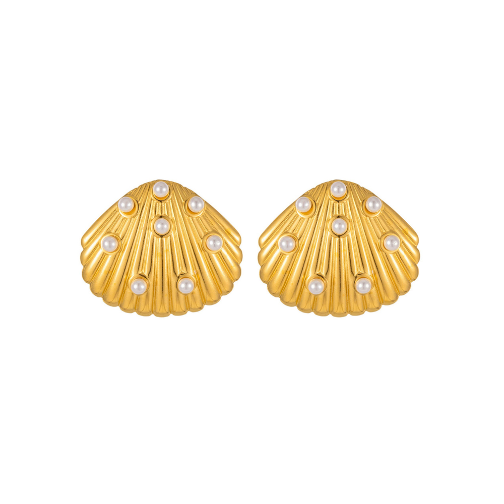 stainless steel pearl earrings21