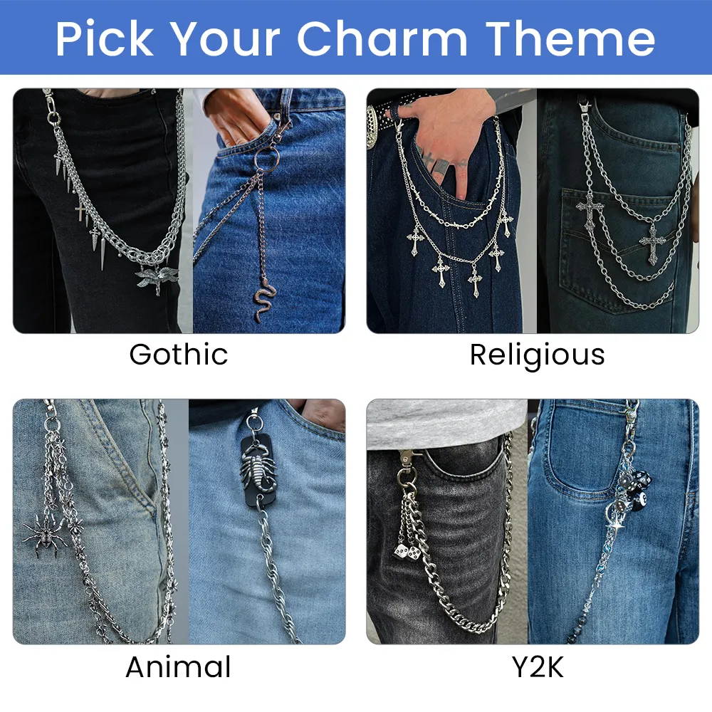 OEM/ODM pocket chain charm theme support