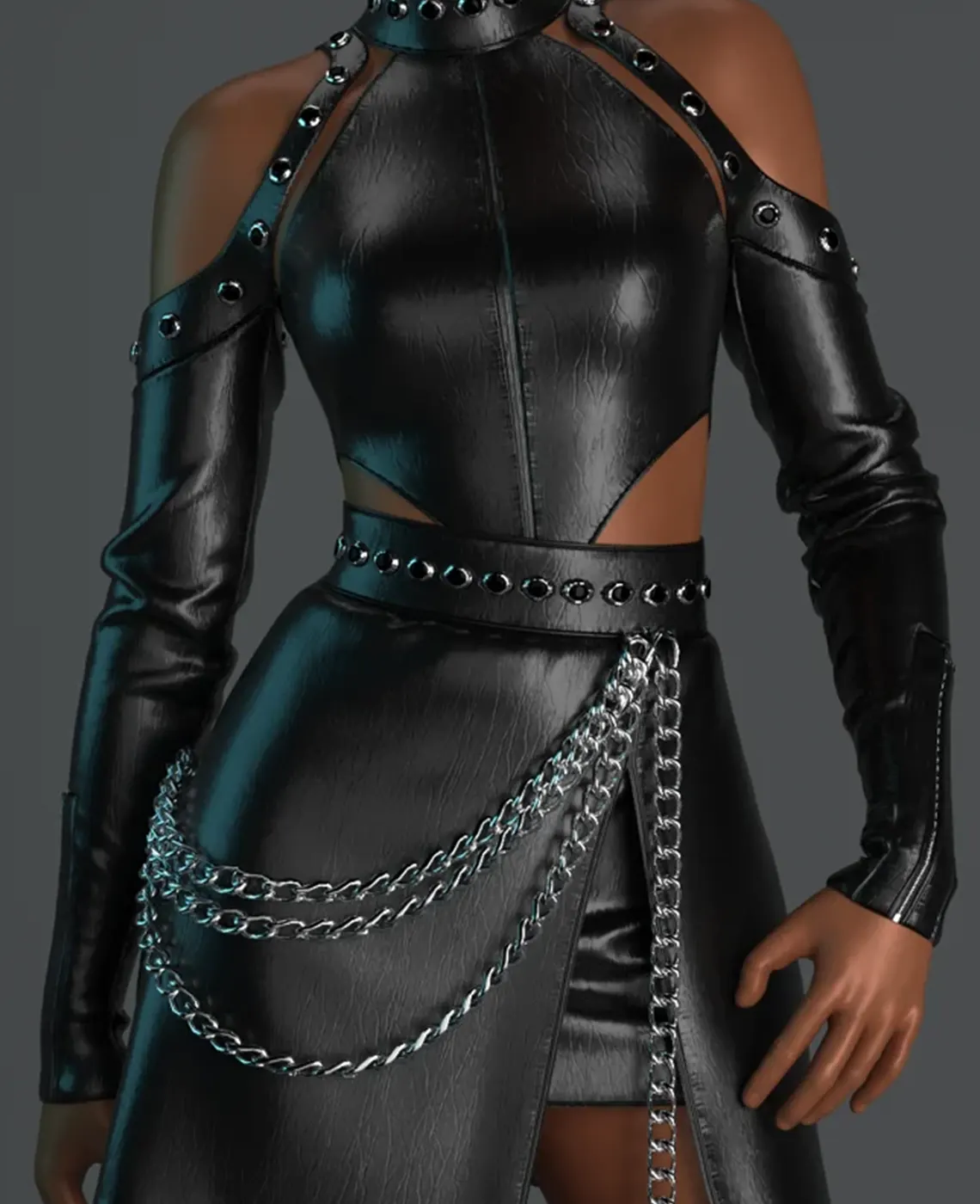 Rivet trouser chain for Women with OEM/ODM service