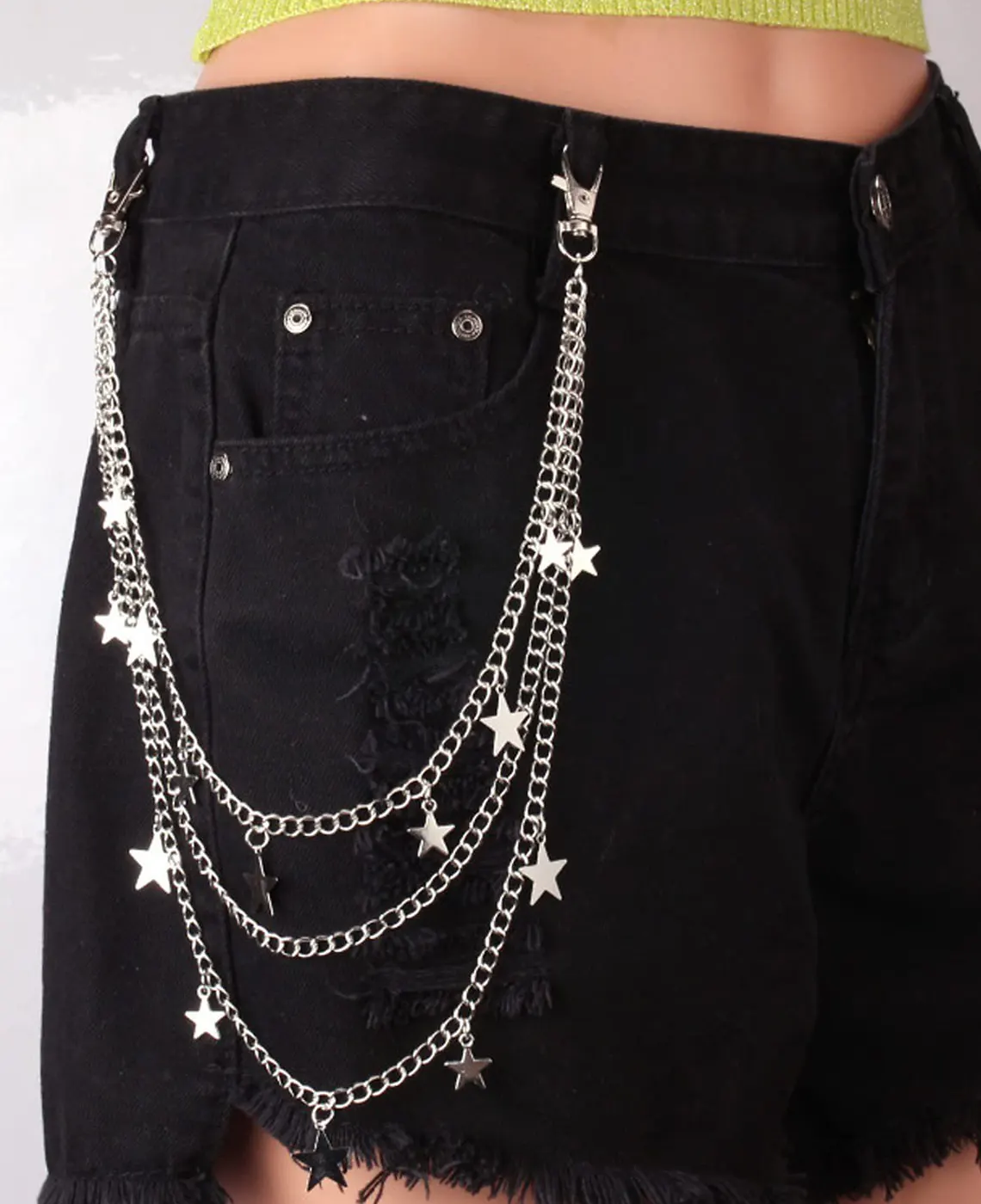 Star charm pants chain source factory