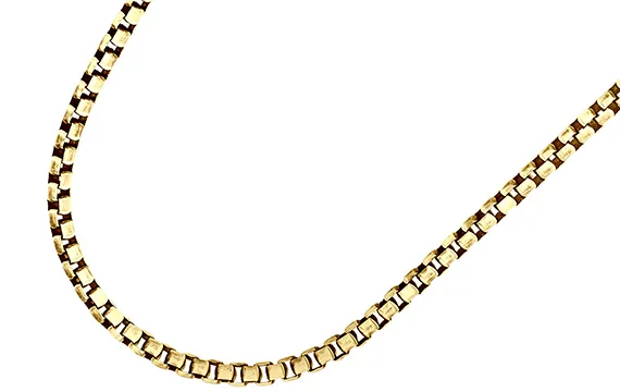 Box chain necklace direct factory in China