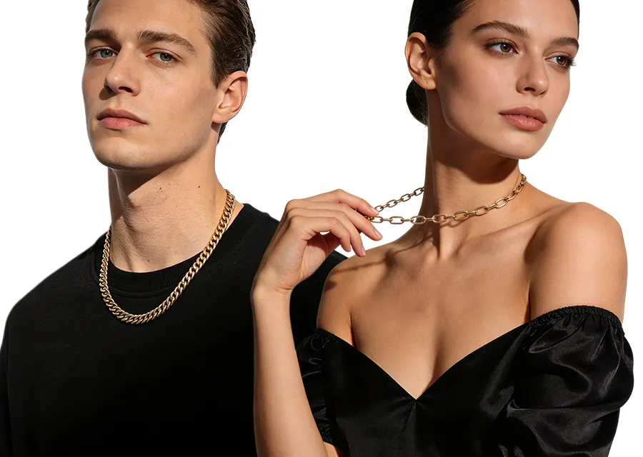 fashion stainless steel Chain necklace direct factory in China