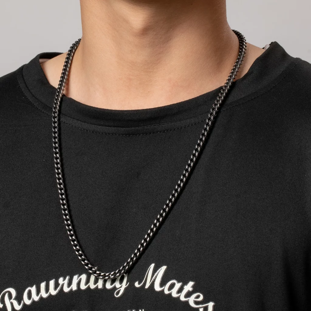 Cuban chain necklace for men with fashion jewelry manufacturer