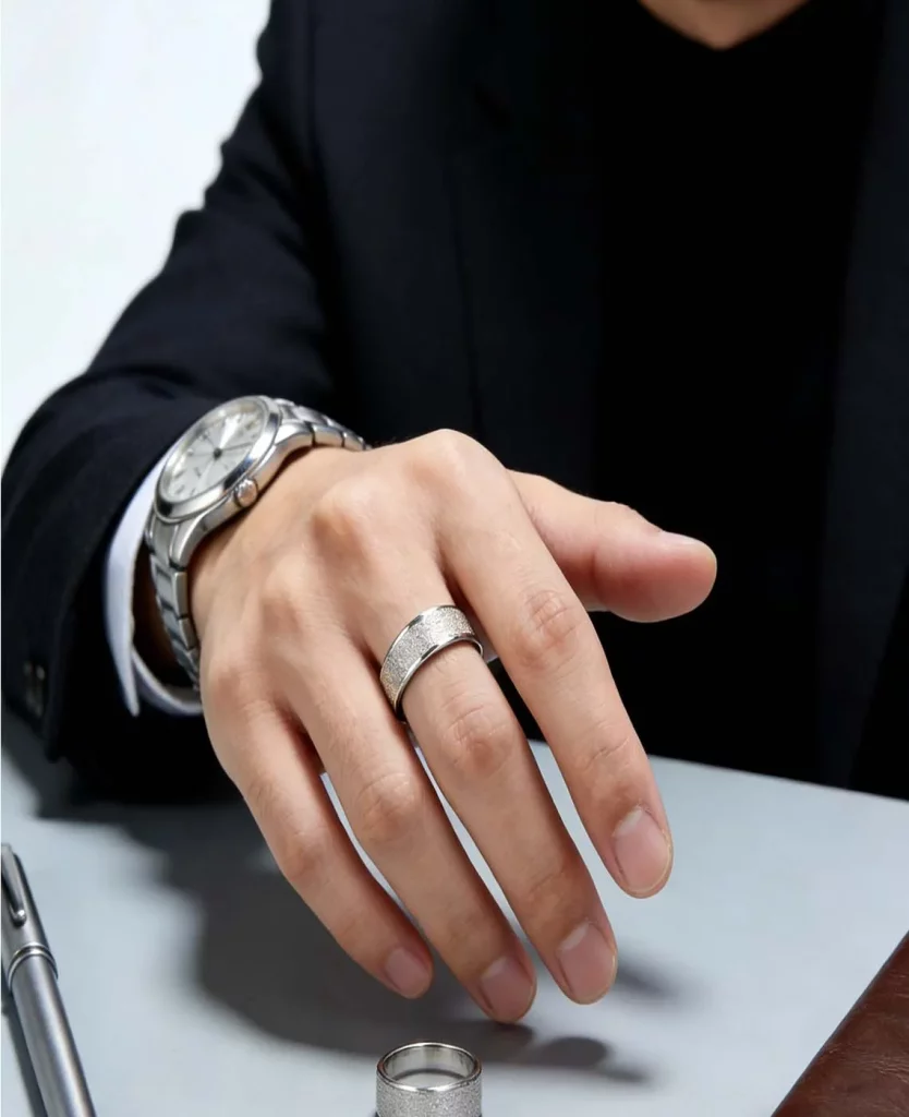 Custom Men's Business Commuter Stainless Steel Ring
