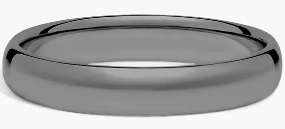 Custom Stainless Steel Ring Electroplating Colors-gun black