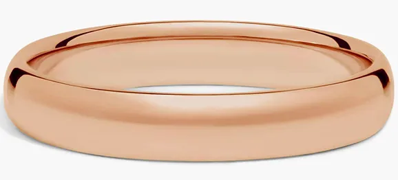 Custom Stainless Steel Ring Electroplating Colors-rose gold
