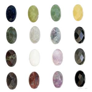 Custom Stainless Steel Ring Gemstone Types-Natural Gemstone