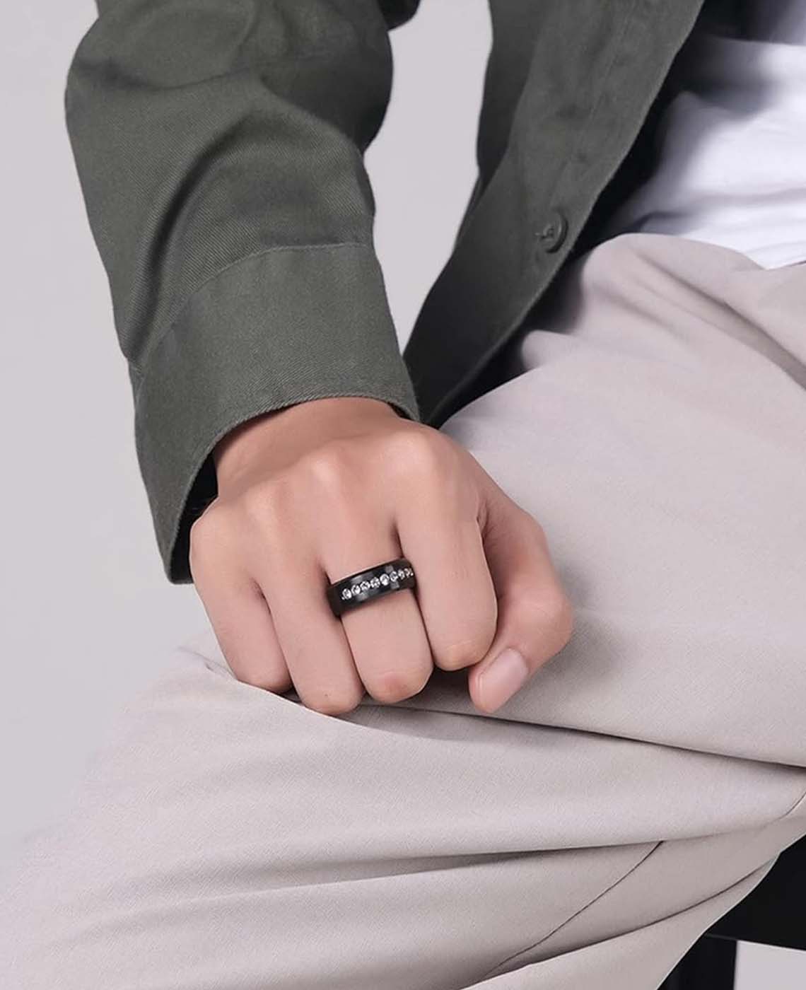 Custom Wedding Stainless Steel Ring for Men