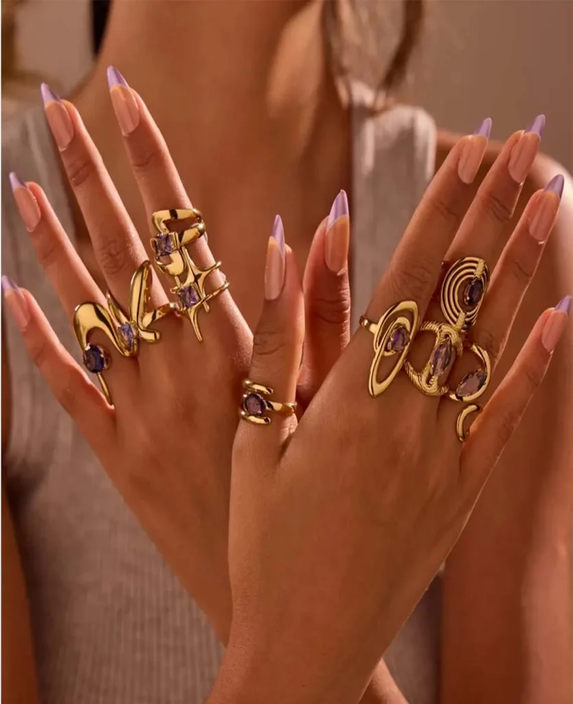 Custom Women's Social Party Stainless Steel Ring