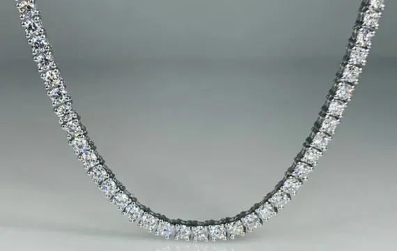 Custom design tennis chain necklace for women