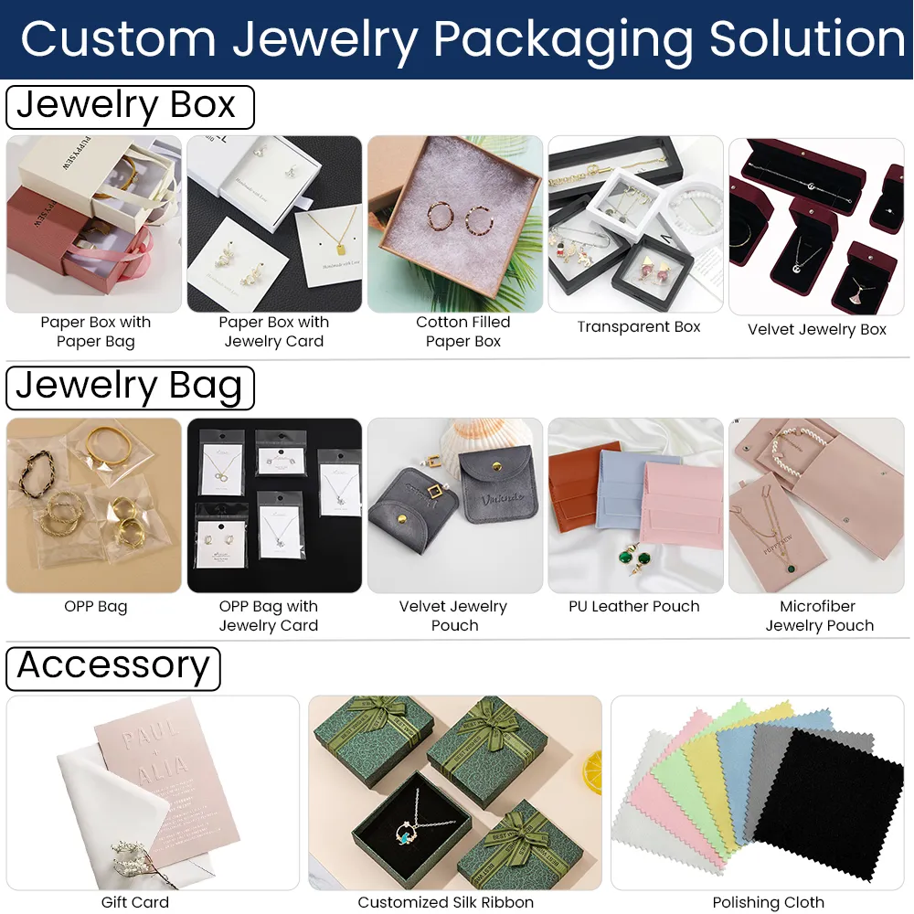 Custom jewelry packing factory service
