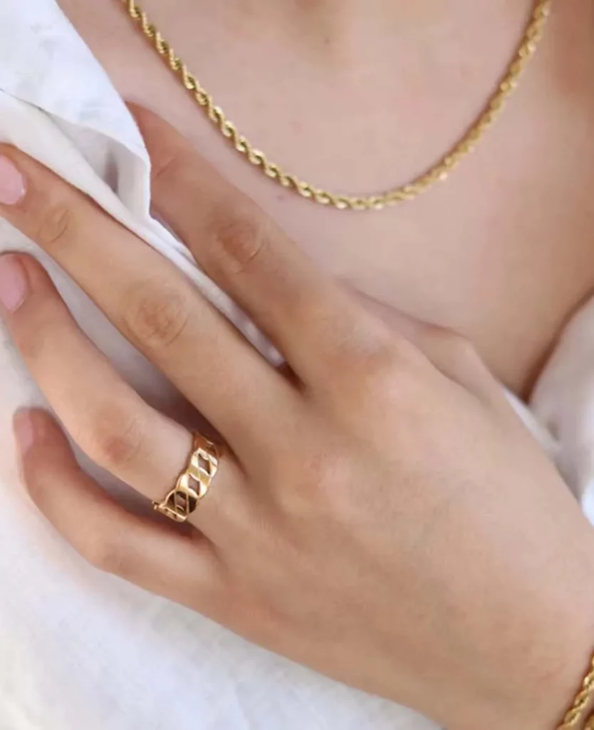 Custom Women's Casual Everyday Stainless Steel Ring