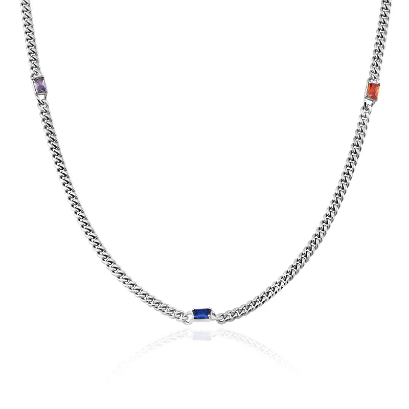 Direct factory fashion jewelry for cuban chain necklace