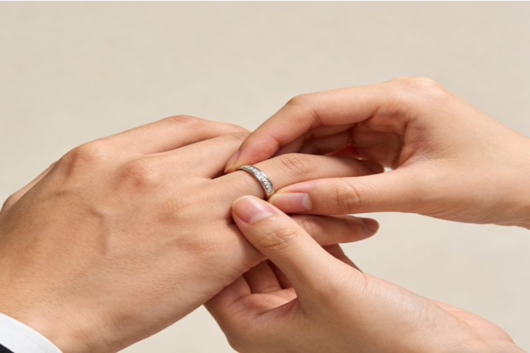 Left ring finger for men wear Wedding ring