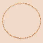 OEM ODM rose gold stainless steel handmade chain necklace supplier